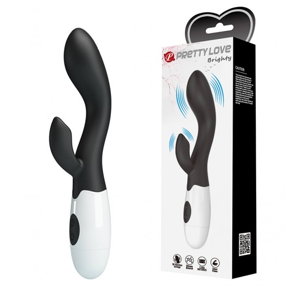 PRETTY LOVE - Brighty Wand Vibrator (Battery - Black) PRETTY LOVE - Brighty Wand Vibrator (Battery - Black)